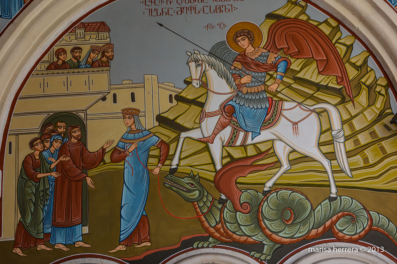 St George and the dragon